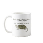 I like to eat snapper.  Hunting, fishing, retro Coffee Mug