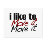 I Like To Move It postcards
