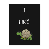 I like turtle postcards