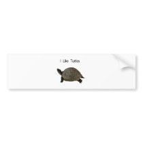 i like Turtles Bumper Sticker