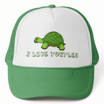 I Like Turtles Mesh Hats