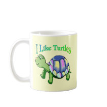 I Like Turtles Mugs