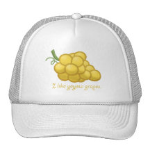 "I Like Yeyow Grapes" Trucker Hats