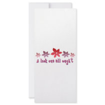 I Like You A Lot Rack Card Design