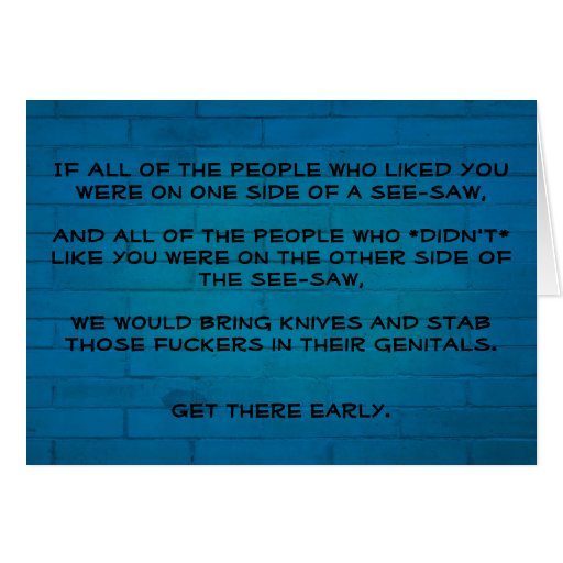 I like you. cards