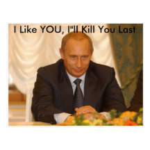 I Like YOU, I"ll Kill You Last Post Cards
