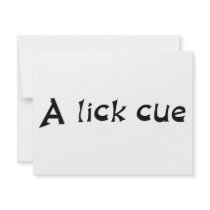 I Like You invitations