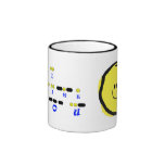 I LIKE YOU  Morse Code Smiley Mug mugs