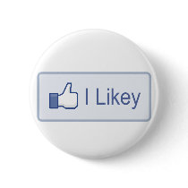 I Likey  Facebook Pinback Buttons