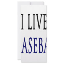 I Live 4 Baseball Custom Rack Cards