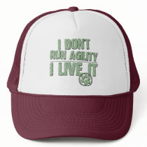 I Live Agility hats by MenagerieMayhem I Live Agility hats