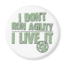 I Live Agility magnets