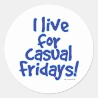 Casual Friday Stickers Zazzle