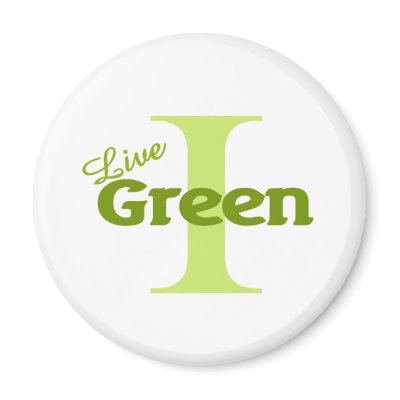 i live green fridge magnets by shopaholicchick