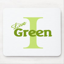 i live green mousepads