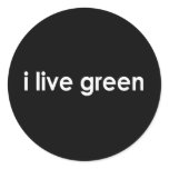 i live green - stickers