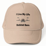 I Live My Life Behind Bars Hats