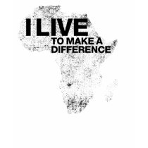 I live to make a difference t-shirts by edunLIVE I live to make a difference t-shirts
