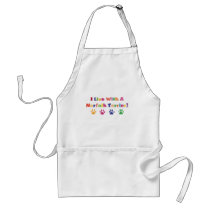 I Live With A Norfolk Terrier aprons by mrscookiedog I Live With A Norfolk Terrier aprons