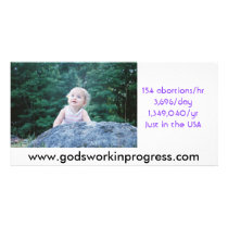 I live  www.godsworkinprogr... personalized photo card