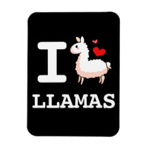 I Llama Llamas Flexible Magnet