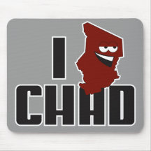 I logo Chad Mouse Pads