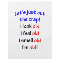 I look old, I feel old ... flyers