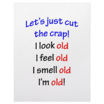 I look old, I feel old ... letterhead