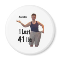 I lost 41 lbs, so can you magnets by cap907th I lost 41 lbs, so can you magnets