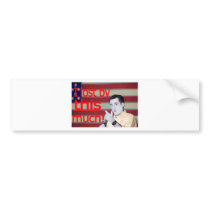 "I lost by this much!" Red Text Bumper Stickers