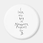 I lost my bag... refrigerator magnet