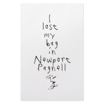 I lost my bag... stationery by spyderfyngers I lost my bag... stationery
