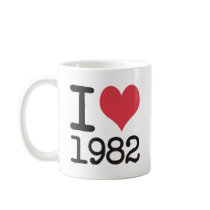 I Love1982 Products & Designs! Mug