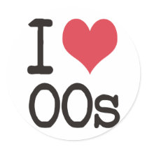 I Love 00s Products & Designs! stickers
