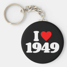 I LOVE 1949 KEY CHAIN