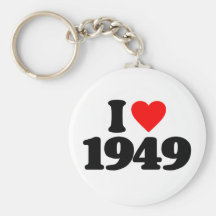 I LOVE 1949 KEYCHAIN