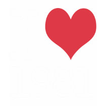 I Love 1981 Heart Products & Designs!