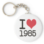 I Love 1985 T-Shirts Products &amp; Designs! Key Chains