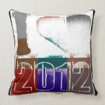 I love 2012 - Vintage Pillow