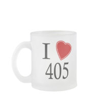 I Love 405 Oklahoma City Mug