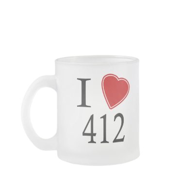 I Love 412 Pittsburgh Coffee Mug by Rep_Yo_City