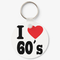 I love 60 ´s keychains by Tomaniac I love 60 ´s keychains