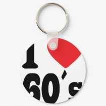 I love 60 ´s keychains by Tomaniac I love 60 ´s keychains