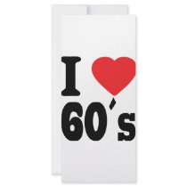 I love 60 ´s rack cards by Tomaniac I love 60 ´s rack cards