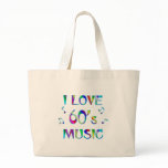 I Love 60's Tote Bags