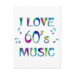 I Love 60's postcards