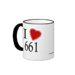 I Love 661 Bakersfield Mugs