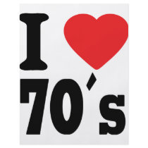 I Love 70 ´s Full Color Flyer