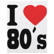 I Love 80 ´s Flyers