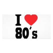 I Love 80 ´s photo cards